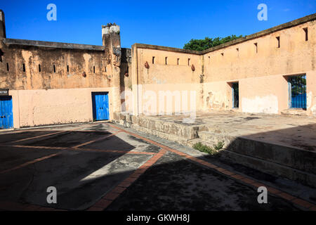 Changuu Island Gefängnis aus Sansibar, Tansania Stockfoto