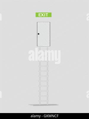 Ausgangstür Stock Vektor