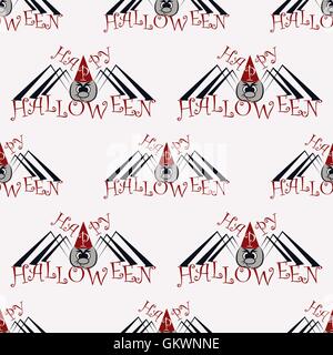 Halloween nahtlose Muster Stock Vektor