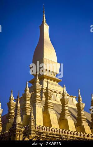 Wat Phra, die Luang - Wahrzeichen von Laos in Vientiane Stockfoto