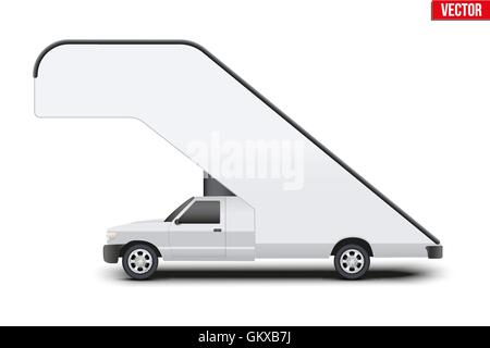 Flugzeug-Passagier-Lader Stock Vektor