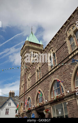 Markthalle in Abergavenny, Wales Stockfoto