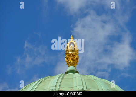 Vergoldete Dach Details, Bank of England, Threadneedle Street, London EC2R, Vereinigtes Königreich Stockfoto