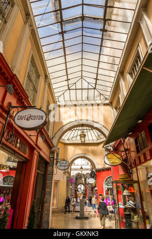 Lyon 2e ARR. Passage de l'argue im Viertel Bellecour in Lyon. Rhone-Abteilung. Rhone-Alpes. Frankreich Stockfoto