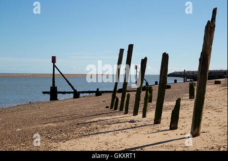 Bawdsey Quay in Suffolk England Stockfoto