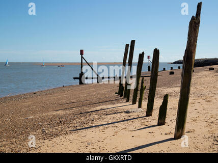 Bawdsey Quay in Suffolk England Stockfoto