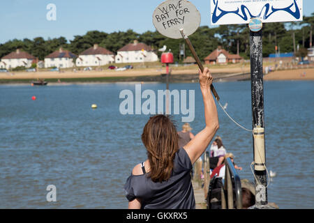 Bawdsey Quay in Suffolk England Stockfoto