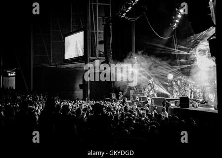 Toronto, Ontario, Kanada. 23. August 2016. US-amerikanischer Musiker, Regisseur, Drehbuchautor und Produzent ROB ZOMBIE ausverkauften Show im Canadian Molson AmphItheatre in Toronto durchgeführt. © Igor Vidyashev/ZUMA Draht/Alamy Live-Nachrichten Stockfoto