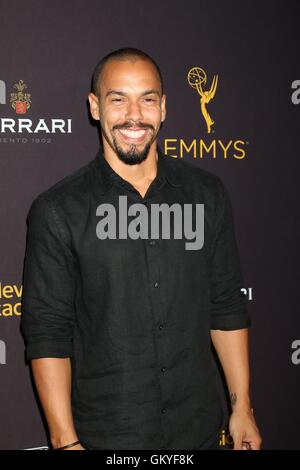 Los Angeles, CA, USA. 24. August 2016. Bryton James im Ankunftsbereich für Fernsehakademie 68. Daytime Emmy Awards Empfang, Television Academy Saban Media Center, Los Angeles, CA 24. August 2016. Bildnachweis: Priscilla Grant/Everett Collection/Alamy Live-Nachrichten Stockfoto