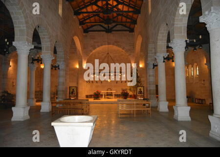 Kirche von der Vermehrung der Brote und der Fische (auch bekannt als die Kirche der Multiplikation) ist eine Kirche in Tabgha Stockfoto