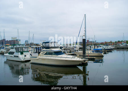 Hafengebiet in Fells Point in Baltimore, Maryland Stockfoto