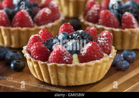 Sommer Obstkuchen Stockfoto