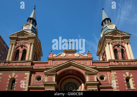 Historischen Basilika De La Merced im Zentrum von Santiago, die Hauptstadt von Chile Stockfoto