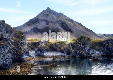Arnastapi, Hellnar, Snaefellsnes, Island Stockfoto