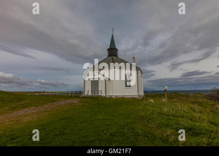 Dverberg Kirche, Andøya, Lofoten Inseln, Norwegen Stockfoto