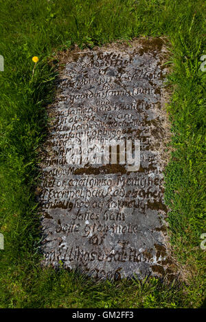 Gimsoy Kirche, Gimsoy Strand, Gimsoya, Lofoten Inseln, Norwegen Stockfoto