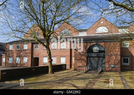 Norwich Law Courts. Die Krone und Landgerichte in Norwich. Stockfoto