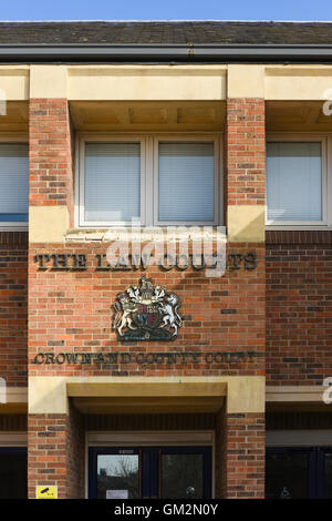 Norwich Law Courts. Die Krone und Landgerichte in Norwich. Stockfoto