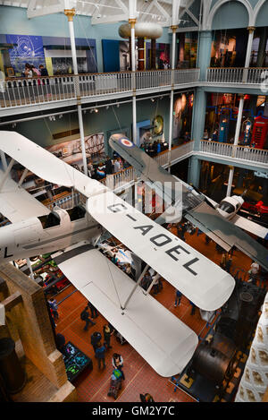 de Havilland Tiger Moth in der Wissenschaft und Technik Gallerien, National Museum of Scotland Stockfoto