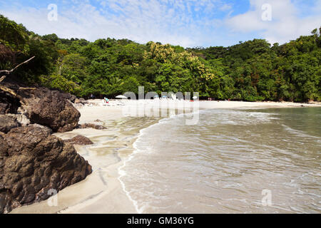 Costa Rica Strand - Playa Biesanz Strand, Nationalpark Manuel Antonio, Pazifik-Küste, Costa Rica, Mittelamerika Stockfoto