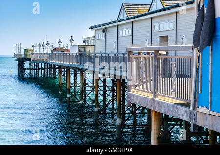 Teignmouth Grand Pier. Stockfoto