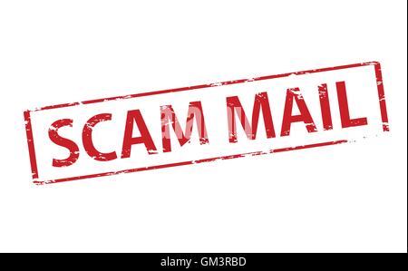 Scam-mail Stock Vektor