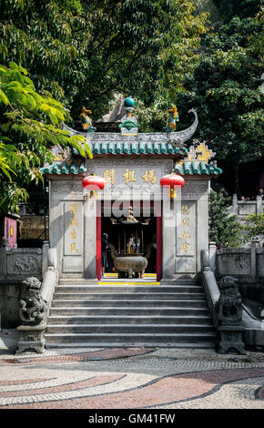 berühmte Wahrzeichen der a-Ma Ama chinesischen Tempel Eingangstür in Macao macau Stockfoto