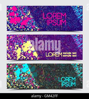 Bunten Fahnen Stock Vektor