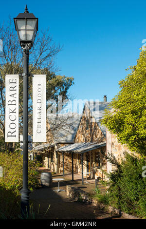 Die Rockbare Weingut Kellertür und Café in Hahndorf, in South Australia malerischen Adelaide Hills. Stockfoto
