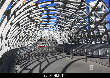 Webb-Brücke in Docklands Melbourne Australien Stockfoto
