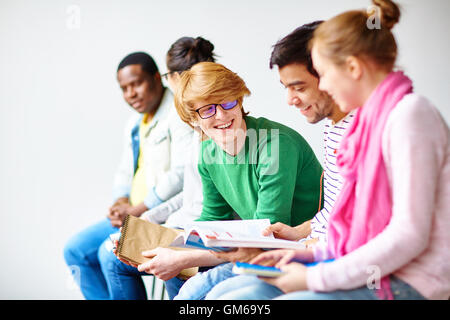 College-Studenten Stockfoto