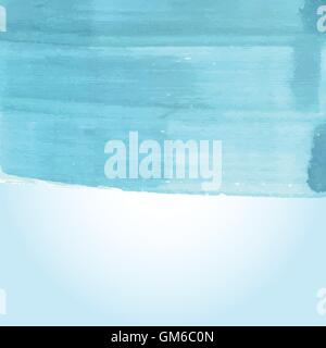 Blauen Aquarell Hintergrund Banner für Ihr Design. Stock Vektor