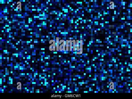 Mosaik Punkte in Blautönen Stock Vektor