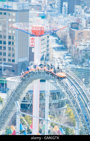 Tokyo Dome City Attraktionen, Bunkyo-Ku, Tokyo, Japan Stockfoto
