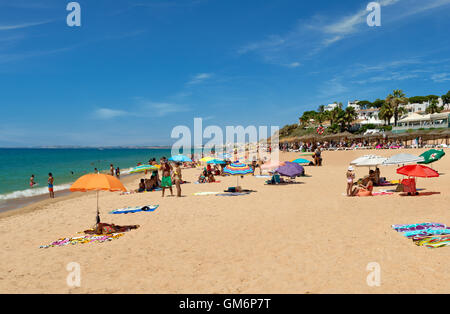 Vale Lobo Strand im Sommer, die Algarve, Portugal Stockfoto