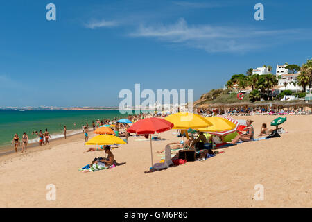 Vale Lobo Strand im Sommer, die Algarve, Portugal Stockfoto