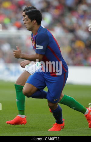 20.08.2016. Camp Nou, Barcelona, Spanien. Luis Suarez während des Spiels FC Barcelona spanischen Liga - Betis Sevilla Stockfoto