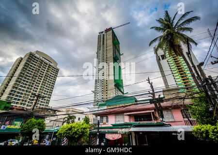 Gebäude in Sampaloc, Manila, Philippinen. Stockfoto