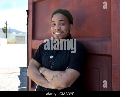 Anderson. Paak posiert für Porträt-Sitzung am 5. April 2016 in Los Angeles, Kalifornien, USA Stockfoto