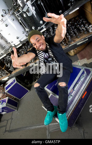 Anderson. Paak posiert für Porträt-Sitzung am 5. April 2016 in Los Angeles, Kalifornien, USA Stockfoto