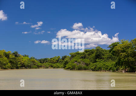 Dominikanische Republik - Yasica River Stockfoto
