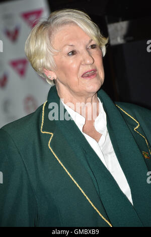 Auckland, Neuseeland. 25. August 2016. Südafrika Trainer Norma Plummer spricht zu den Medien während der Netball Quad Serie Start am 25. August 2016 in Auckland, neue Zealand.The Netball Quad Serie startet am 27. August mit Neuseeland gegen England spielen. © Shirley Kwok/Pacific Press/Alamy Live-Nachrichten Stockfoto