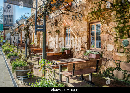 Die alte Mühle in Hahndorf in Hahndorf South Australia'picturesque Adelaide Hills. Stockfoto