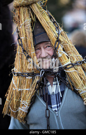 Man genießt ein laskiaispulla fest (Faschingsdienstag), das markiert den Beginn der vierzigtägigen Fasten (Aschermittwoch) in der Slowakei. Stockfoto