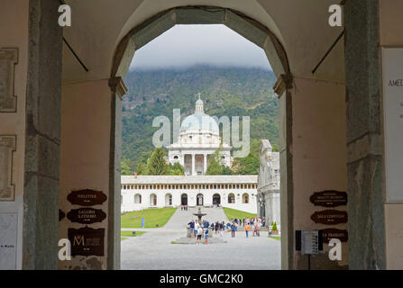 Oropa Heiligtum, Oropa, Biella Provinz, Piemont, Italien Stockfoto