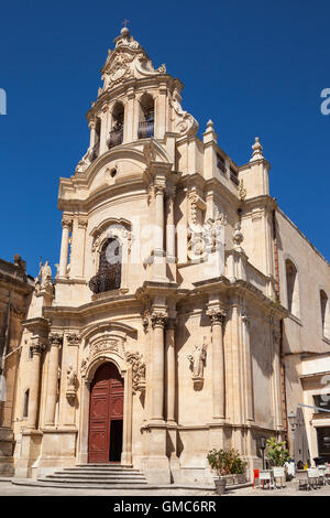 Kirche des Heiligen Josef, Chiesa Di San Giuseppe, Piazza Pola, Ragusa Ibla, Ragusa, Sizilien, Italien Stockfoto