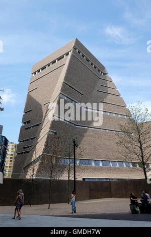 Einen Überblick über das Switch-Haus, das neue Gebäude in der Tate Modern, UK Stockfoto