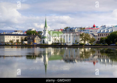 Frikirkjan ich Reykjavik, Reykjavik, Island Stockfoto