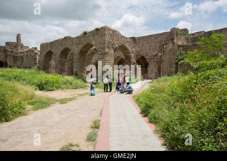 Golconda Fort Stockfoto