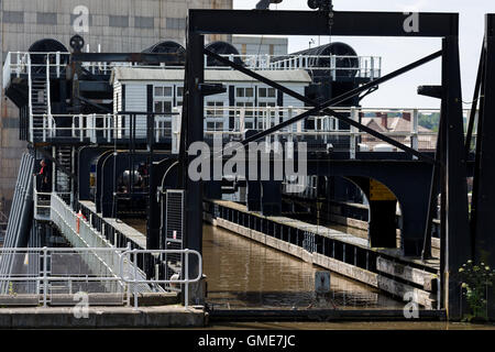 Anderton Boot Lift River Weaver Navigation England UK Stockfoto